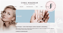 Desktop Screenshot of chriswinspear.co.za